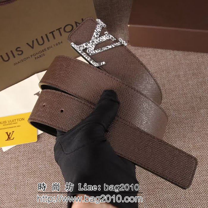 路易威登LV Taiga皮革休閒風格 男士皮帶 LHG1002